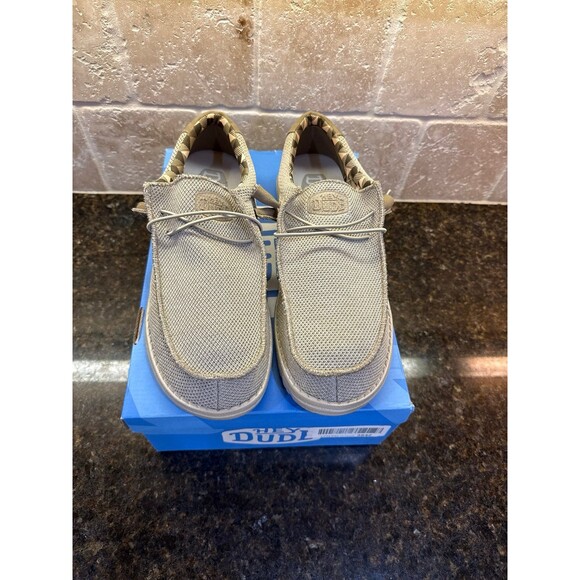 Hey Dude Wally Sox Beige Size 13 NEW - Picture 3 of 9